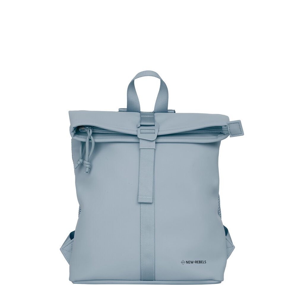 New Rebels New Rebels Branson Los Angeles Rolltop Rucksack Mini 7L Wasserabweisend PU Hellblau