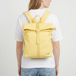 New Rebels New Rebels Branson Los Angeles Rolltop Backpack Mini 7L Waterafstotende Rugzak PU Butter Yellow
