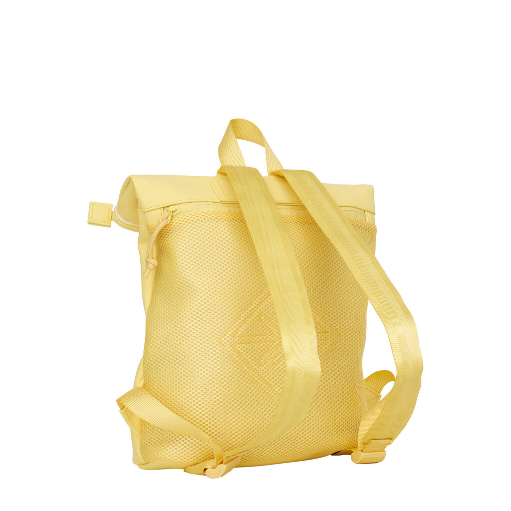 New Rebels New Rebels Branson Los Angeles Rolltop Backpack Mini 7L Waterafstotende Rugzak PU Butter Yellow