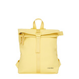 New Rebels New Rebels Branson Los Angeles Rolltop Backpack Mini 7L Waterafstotende Rugzak PU Butter Yellow