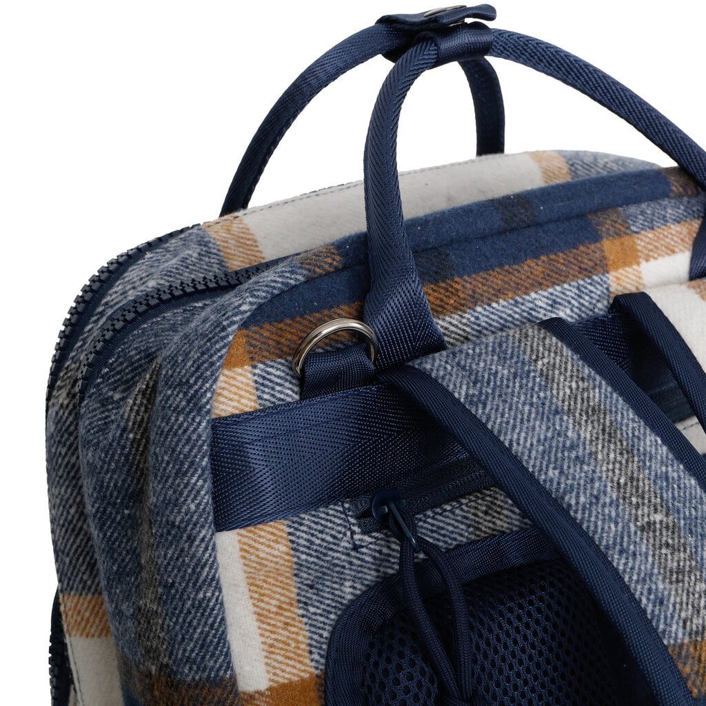 New Rebels New Rebels Scott Milwaukee Rucksack Laptop 15,6 Zoll 20L Checker Tweed Schulrucksack Arbeitstasche