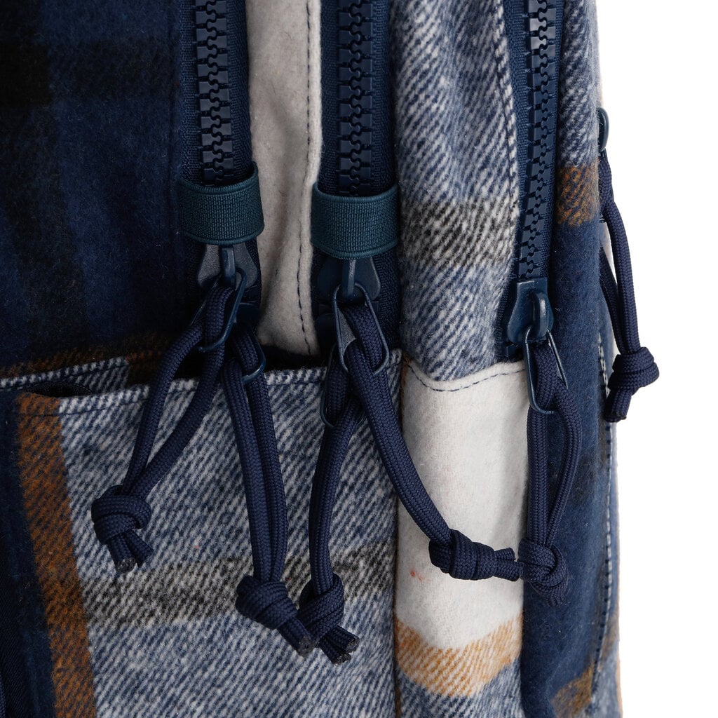 New Rebels New Rebels Scott Milwaukee Rugtas Laptop 15,6 inch 20L Checker Tweed Rugzak Werktas Schooltas Navy