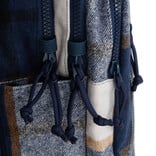New Rebels New Rebels Scott Milwaukee Rugtas Laptop 15,6 inch 20L Checker Tweed Rugzak Werktas Schooltas Navy
