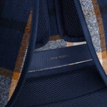 New Rebels New Rebels Scott Milwaukee Rugtas Laptop 15,6 inch 20L Checker Tweed Rugzak Werktas Schooltas Navy