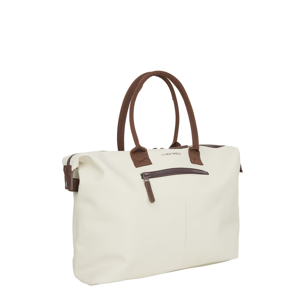 New Rebels New Rebels Iris Shopper Arbeitstasche Schultasche 15,6 Zoll Damen Beige
