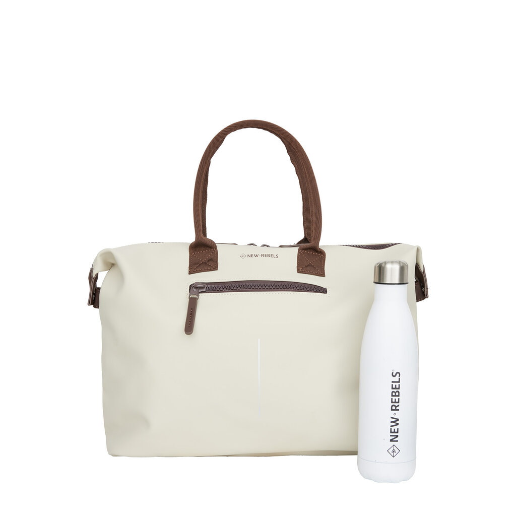 New Rebels New Rebels Iris Shopper Arbeitstasche Schultasche 15,6 Zoll Damen Beige