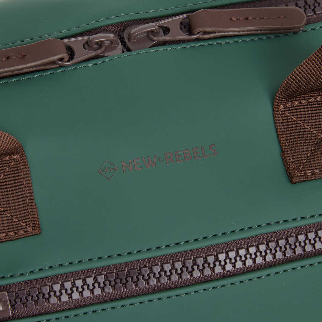 New Rebels New Rebels Iris Shopper Werktas Schooltas 15,6 inch Dames Donkergroen