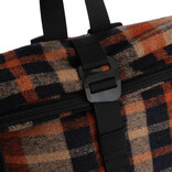 New Rebels New Rebels Scott Los Angeles Rolltop Rugtas Mini 7L Teddy Orange kariert