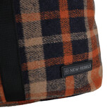 New Rebels New Rebels Scott Los Angeles Rolltop Rugtas Mini 7L Teddy Orange kariert