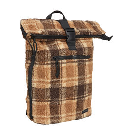 New Rebels Snowden New York Rucksack 17L Teddy Brown Checkers