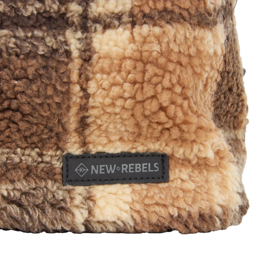 New Rebels New Rebels Snowden New York Rugzak 17L Teddy Brown Checkers