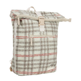 New Rebels Snowden New York Rucksack 17L Teddy Beige Checkers