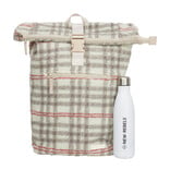 New Rebels New Rebels Snowden New York Rugzak 17L Teddy Beige Checkers
