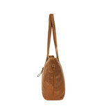 Justified Bags® Nynke Big Shopper Leather Long Cognac
