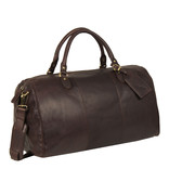 Justified Bags® - Max Duffel - Weekender Made Of Brown Leather - Travel Bag - 43L