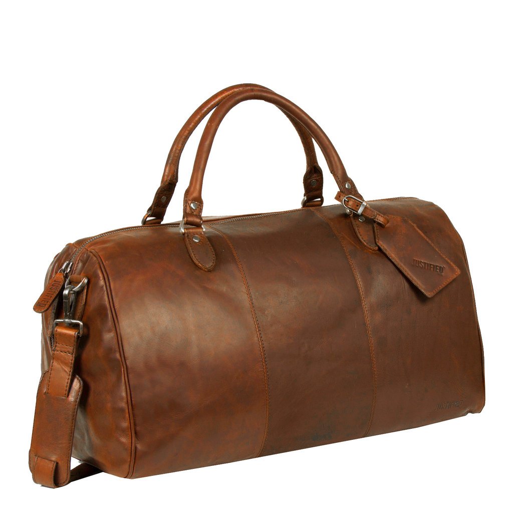 Justified Bags Max Cognac 41L Duffel Weekender Bag