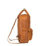 Justified Bags®  Nynke Leren Shopper Rugtas Cognac