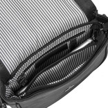 Justified Bags® Nynke Medium Flapover Leather Shoulder Bag Black
