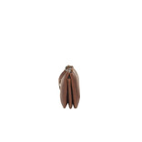 Justified Bags® Nynketop Zip Leather Shoulder Clutch Crossbody Bag Brown