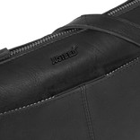 Justified Bags® Nynke Long Square Shoulderbag Black