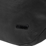 Justified Bags® Nynke Duffel Leren Schoudertas Zwart