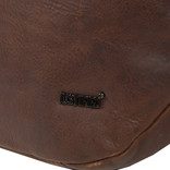 Justified Bags® Nynke Round Brown Leather Shoulder Bag