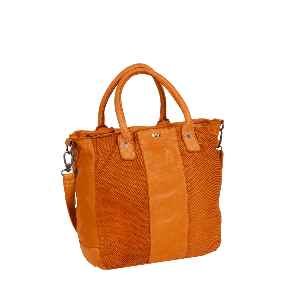 Justified Bags® - Simone  - Shopper - Handtas -  Cognac