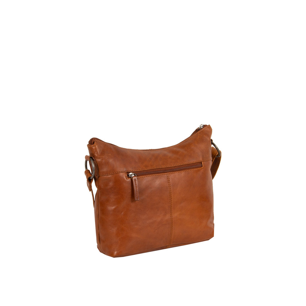 Justified Bags®  Nynke Leren Schoudertas Cognac