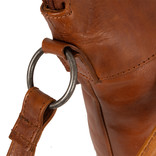 Justified Bags® Nynke Leather Shoulder Bag Cognac