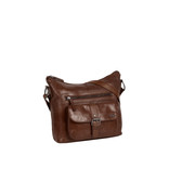 Justified Bags® Nynke Leder Umhängetasche Braun Justified Bags® Nynke Leder Umhängetasche Braun