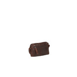 Justified Bags® Nynke Small Front Pocket Leder Umhängetasche Braun