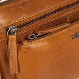 Justified Bags® Nynke Leather Shoulder Bag Cognac