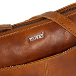 Justified Bags® Nynke Leder Umhängetasche Cognac Klein