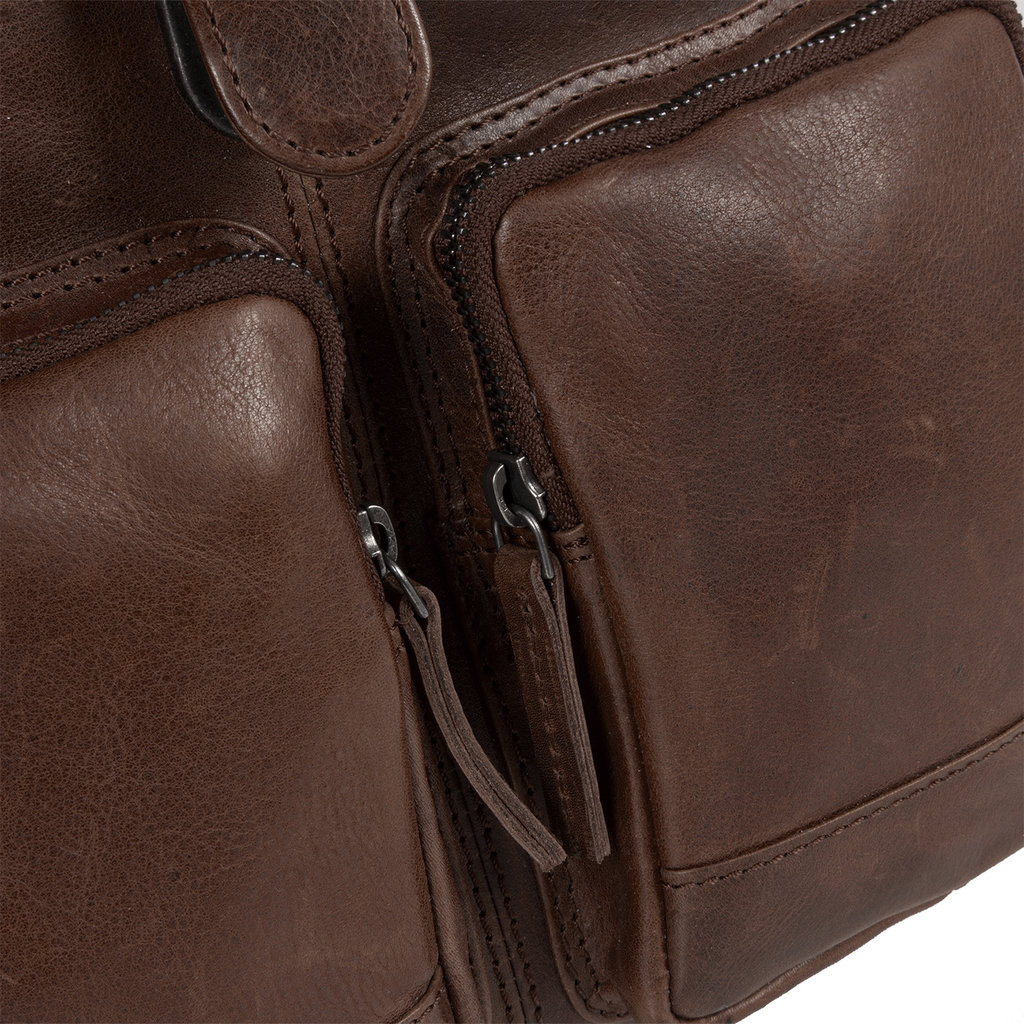 Justified Bags® Nynke Classic Brown Leather Backpack