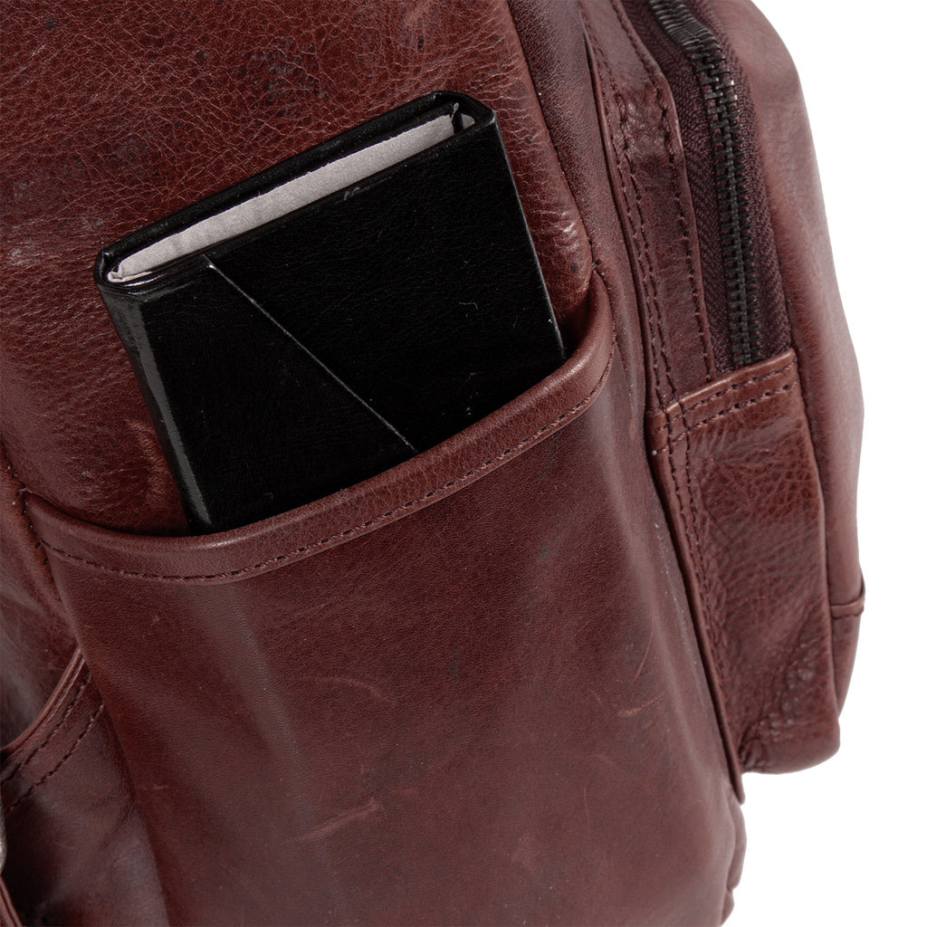 Justified Bags® Nynke Classic Brown Leather Backpack