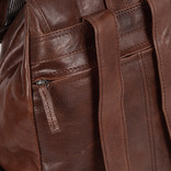 Justified Bags® Nynke Classic Brauner Lederrucksack