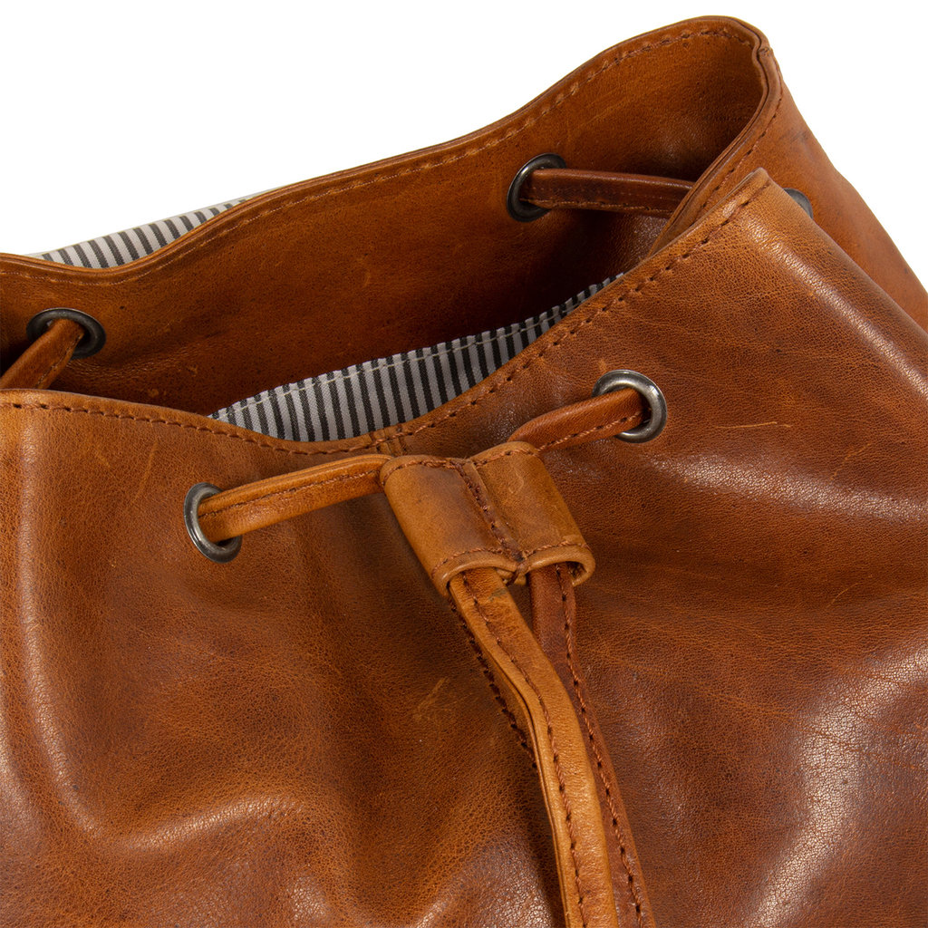 Justified Bags® Nynke Leren Classic Rugtas Cognac