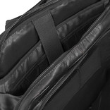 Justified Bags® Everest Laptop-Rucksack aus Leder Schwarz