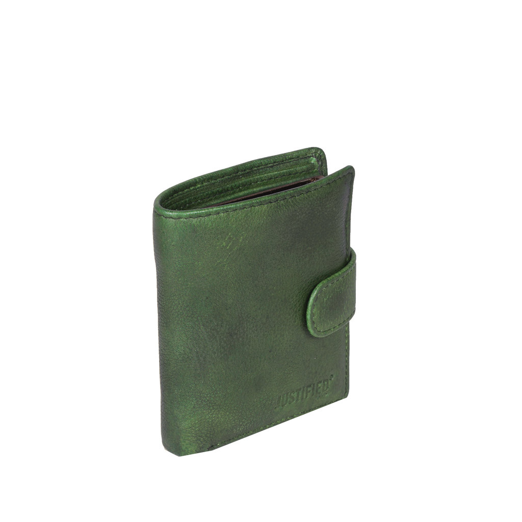 Justified Bags Kailash Creditcard Holder Dark Green Coinpocket