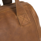 Justified Bags® Yara City Lederen Backpack / Rugtas Cognac