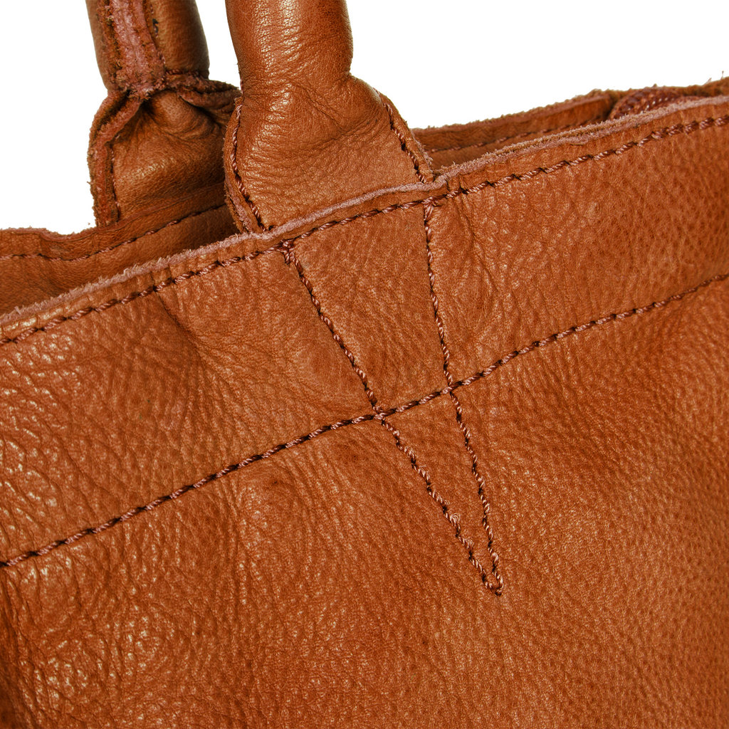 Justified® Amber - Handtas - Schoudertas -  Shopper Cognac