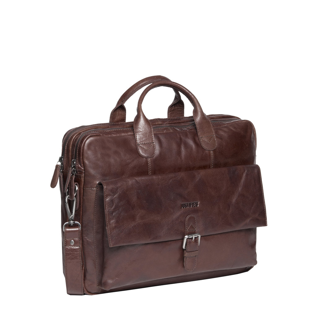 Justified Bags Everest Braun Laptoptasche Laptop 16.4