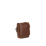 Justified Bags® Titan Small Flapover Cognac