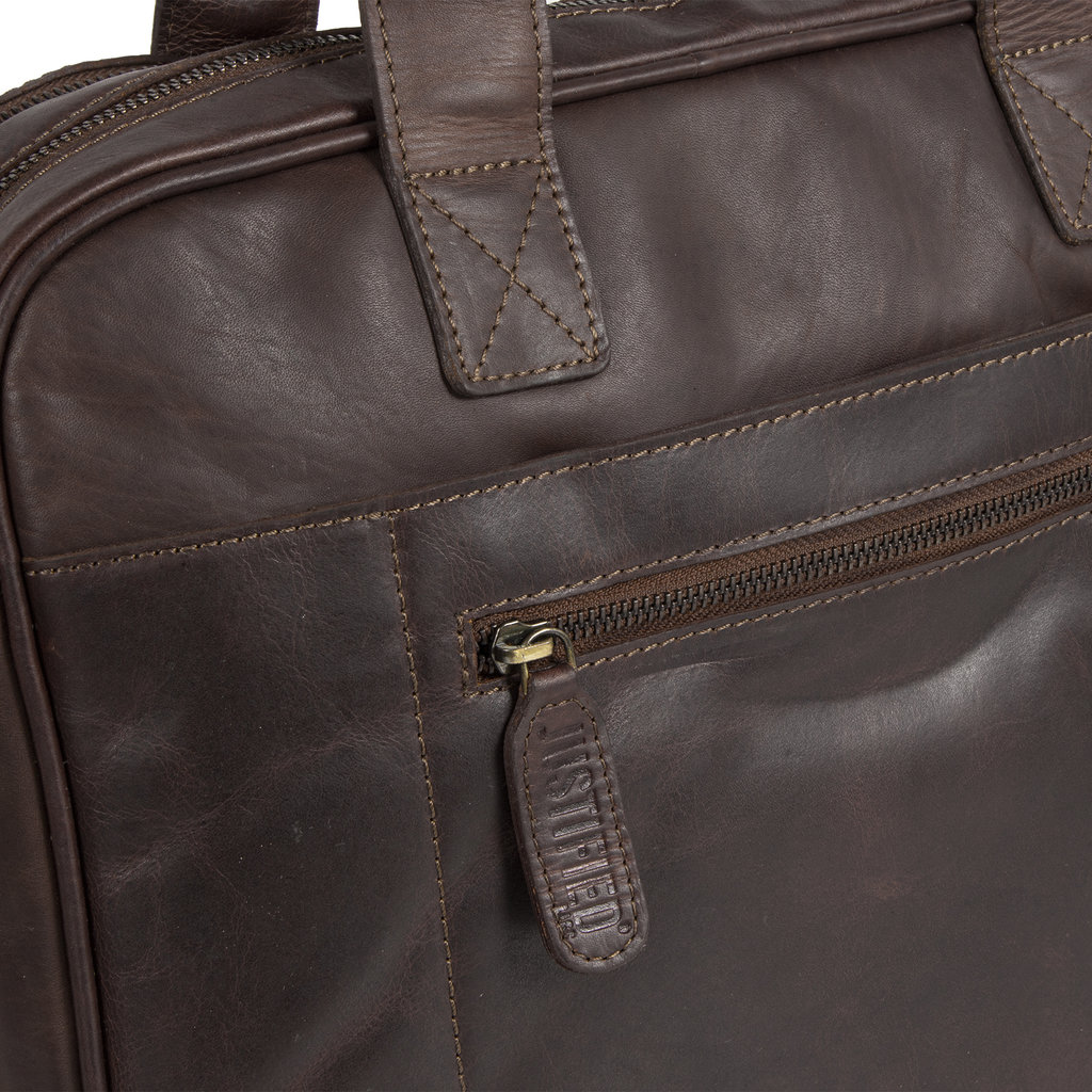 Justified Bags Max  13" Laptop Bag Brown