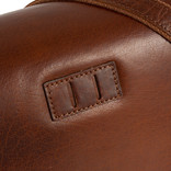Justified Bags® Titan Small Flapover Leather Shoulder Bag Cognac