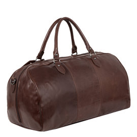Justified Bags® Mantan Duffel - Brown Leather Weekend Bag - Travel Bag - 44L