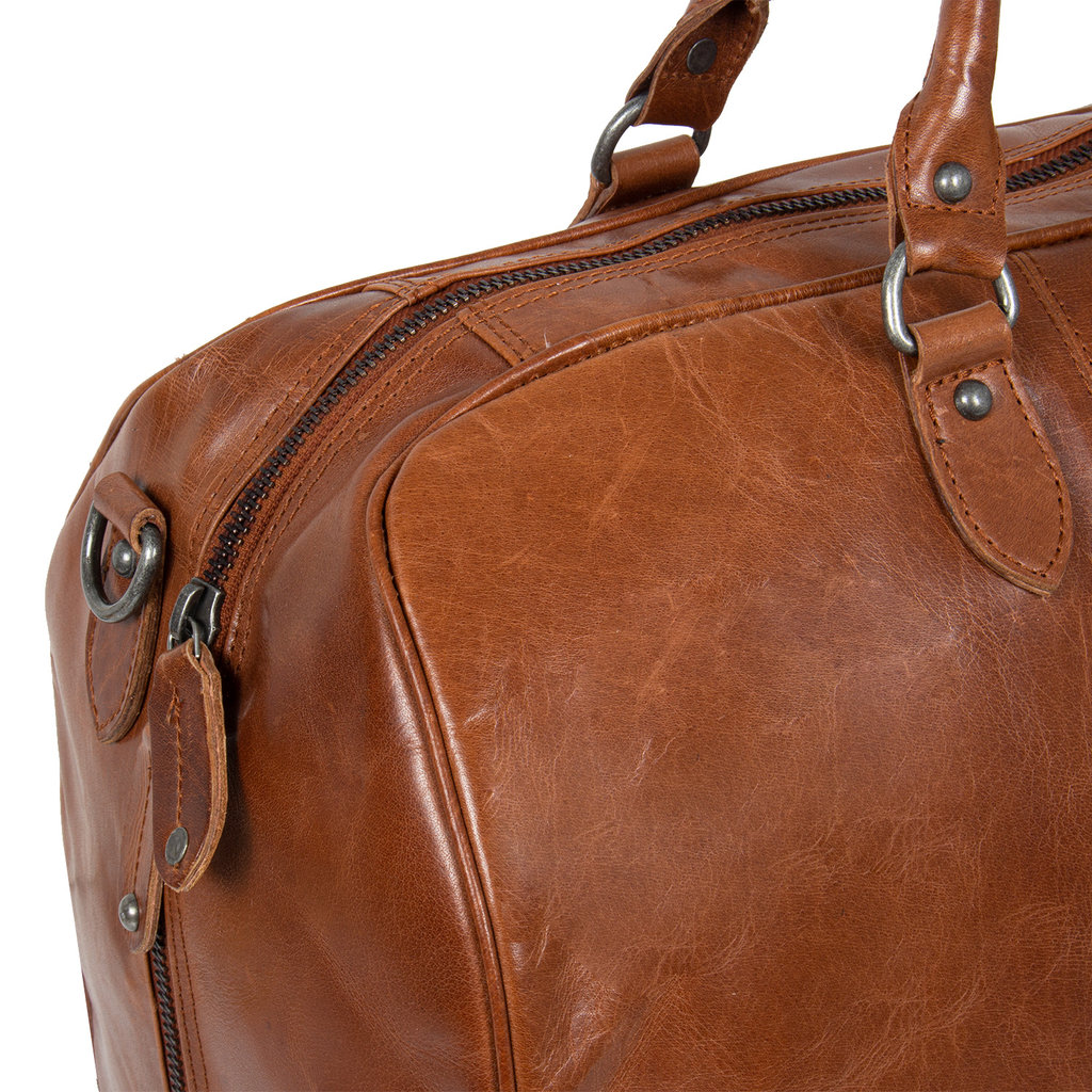 Justified Bags Mantan Cognac 40L Duffel Weekendtas