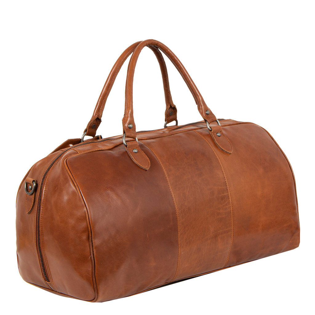 Justified Bags Mantan Cognac 40L Duffel Weekendtas