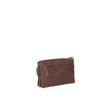 Justified Bags® Deborah - Flap - 2 Compartimenten - Small - Shoulder bag - Brown - 21x4x15cm