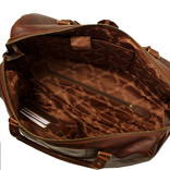 Justified Bags Max Cognac 41L Duffel Weekender Bag